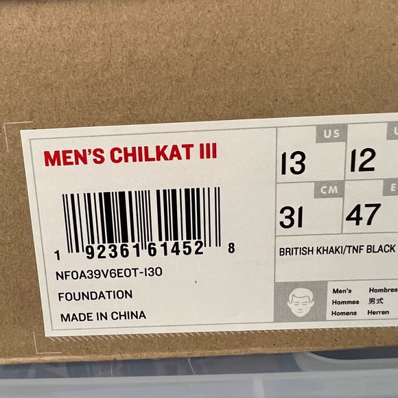 THE NORTH FACE Mens Chilkat III Boots Size 11, 13 British Khaki Tan - Picture 16 of 16